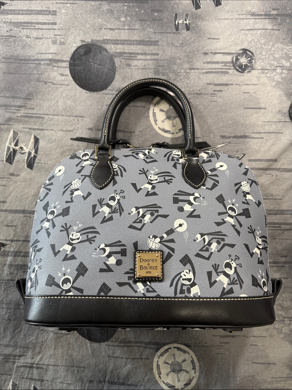 NWT DOONEY AND BOURKE OSWALD THE LUCKY RABBIT ERIC TAN DOME SATCHEL
